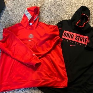Two Ohio State Nike Sweatshirts